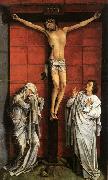 WEYDEN, Rogier van der Christus on the Cross with Mary and St John Germany oil painting artist